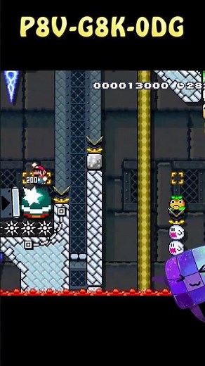 Super Mario Maker 2 🔧 Underworld Escape Kaizo Lite 🎮 Prxston #short