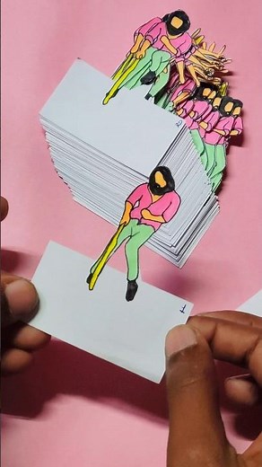 Flip Book Dance on Chikiri Chikiri Song | Trending Animation#telugu #art #shorts