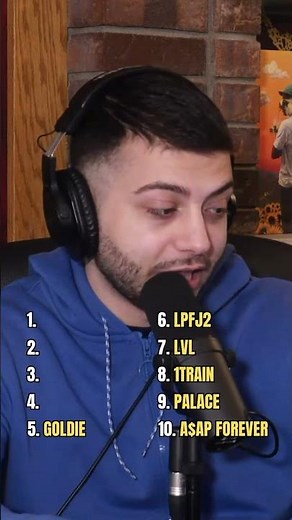 TOP 10 A$AP ROCKY SONGS 🎶 #1Train #ASAPForever #Goldie #ASAPRocky #Peso #LVL #NFRPodcast