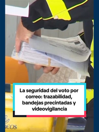 Trazabilidad, bandejas precintadas, videovigilancia... Olga García, directora de Operaciones de Correos, explica los pasos a seguir y las medidas de protección del voto por correo el 29-N. #Elecciones #votoporcorreo🗳️#29N