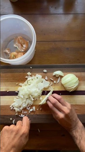 How to brunoise an onion like a Michelin chef