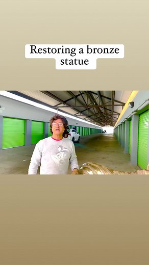 Restoring a bronze statue - #statue #bronze #handyman #restoration #art #hobby | Terry Ilous