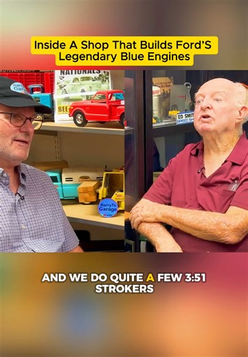 Exploring Ford's Iconic Blue Engine Shops