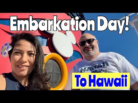Embarkation Day Fun on a Disney Hawaii Cruise | Disney Hawaii Cruise Travel Video