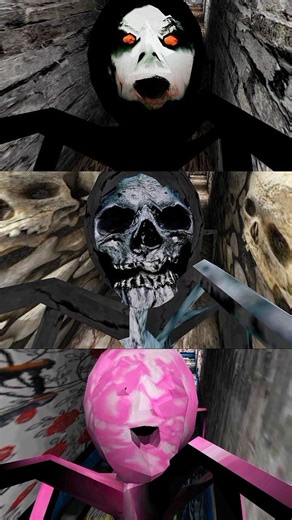 Slendrina X Spider Mom Vs Gorgeous Spider Mom Vs French Spider Mom #shorts#granny