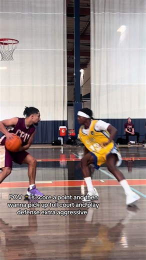 Aggressive Basketball Defense After Scoring a Point