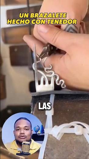 Bracelets made with forks #curiosities #funfacts #didyouknow #howtomakeit