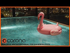 REALISTIC WATER MATERIAL FOR SWIMMING POOL | 3DS MAX + CORONA RENDER | THECHAMP-3D