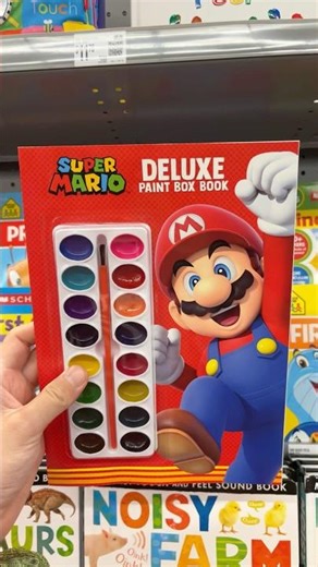 Super Mario Deluxe Paint Box Book