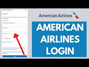 American Airlines Login - How to Sign in to Newjetnet aa.com Account (2023)