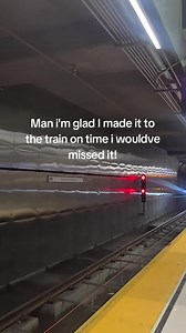 Man I Made It to the Train on Time — Almost Missed It