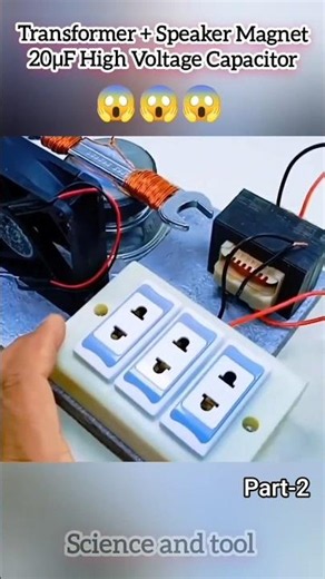 How To Make Free Energy Generator? (Part 2) 😱 | Transformer & Magnet #shorts