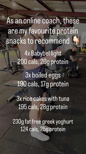 Chris Evans | Online Transformation Coach | As an online coach, these are some of my favourite protein snacks I like to recommend to help clients get more protein in 🔥 | Instagram