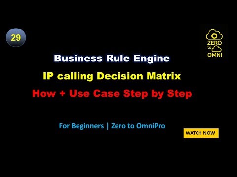 29 Business Rule Engine - IP calling Decision Matrix with Real Use Case | Step by Step | OmniStudio