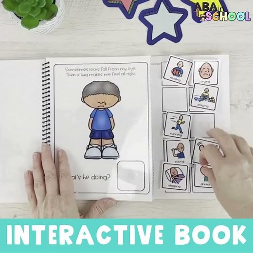 Receptive identification Action Words and Verbs PREVIEW #earlychildhoodeducation #speechtherapy