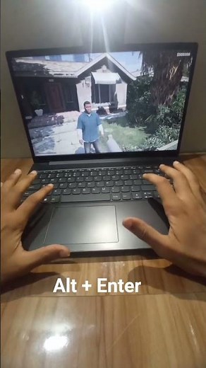 Way to full screen GTA 5 in laptop