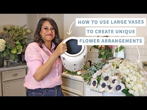 Large Flower Arrangements | How To Repurpose Your Vases to Create Unique Centerpieces
