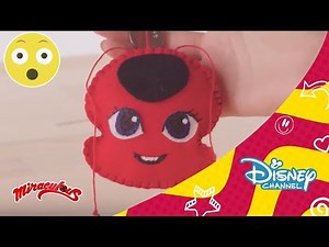 Ladybug: Tutorial Ladybug - Llavero de Tikki | Disney Channel Oficial