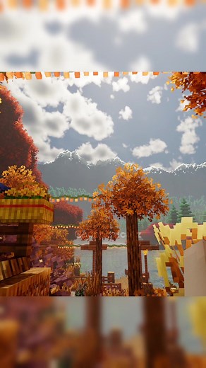 Minecraft Cozy Autumn Cabin Build Tour