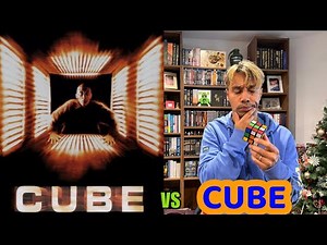 "Reviewing CUBE (1997)... While solving a Rubik's Cube?!😂"