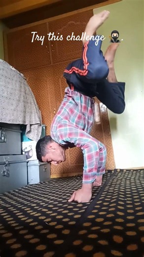 challenging Fist V-up to fist bend arm handstand requires too balance and strength.