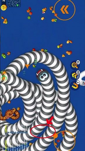 🐍WORMSZONE.IO | Giant Slither Snake Top 01 🏆 | Epic Worms Zone Biggest Snake Gameplay! | WZMaster