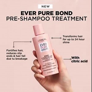 The latest addition to your repair routine: EVER PURE PRE-SHAMPOO CONCENTRATE. Apply before using Ever Pure Bond shampoo and conditioner to repair your hair in just one use. ✨ | L'Oréal Paris Caribbean