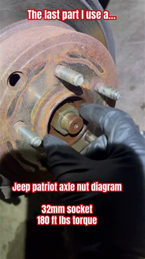 Axle nut removal Jeep patriot #comedy