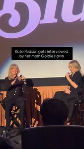How cute are Goldie Hawn and Kate Hudson?! Kate is so excited to be interviewed by her mom about her new movie, “Song Sung Blue.” . #katehudson #goldiehawn #songsungblue #hughjackman momanddaughter @goldiehawn @katehudson @songsungbluefilm | HoopLA