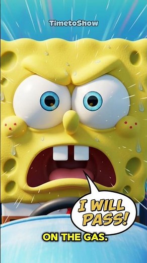 SpongeBob Takes Another Driving Test 🚗💨 #shorts #spongebob #drivingtest