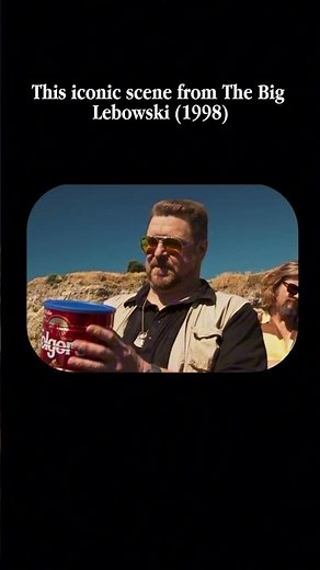 R.I.P. Donny. Iconic scene from THE BIG LEBOWSKI (1998).