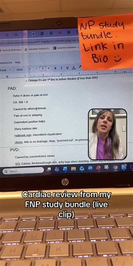 Live Cardiac Review from My FNP Study Bundle