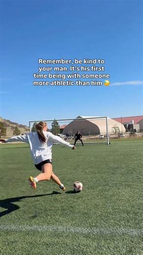 POV: you’re more athletic than your man #soccer #couple