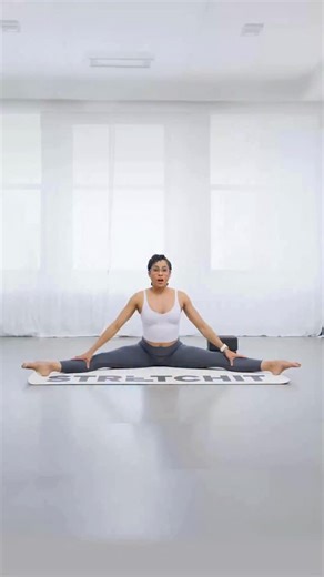 Transform your straddle stretch with twists, side bends, and hip mobility moves! 🔥 Watch the full video now on our YouTube channel #stretchitapp | STRETCHIT