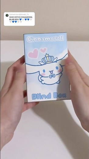 #cinnamoroll #blindbox !🩵 #unboxing#craft#diy#asmr#papercraft #blindbag #sanrio kpop #hellokitty