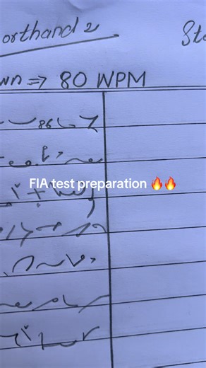 Learn Shorthand: FIA Test Preparation 🔥