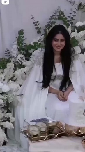 Elegant Wedding Scene with Bride and Groom