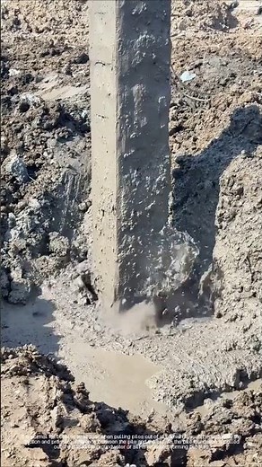 Pile foundation and pile extraction construction - good tools and machinery improve work efficiency