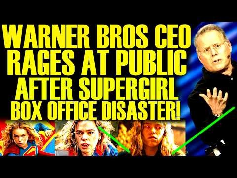 Warner Bros CEO ATTACKS PUBLIC After SUPERGIRL Box Office DISASTER Hits World Record For James Gunn!