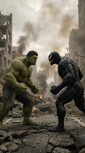 🕷️ The symbiote on Hulk is just unfair. Rage mode alien hunger = absolute chaos. 💪🖤🔥 | Heroic Hollywood