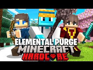 100 Players Simulate an Elemental Purge in Minecraft!