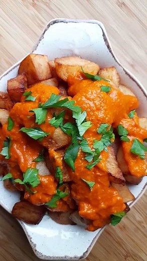 Spanish Tapas Style Patatas Bravas