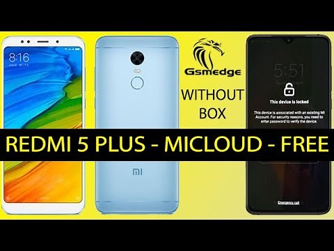 Redmi 5 Plus (meg7) Remove Mi Account And Frp Without Any Box free