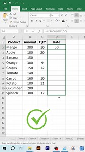 Excel Tips: Remove #DIV/0! Error in Excel 🔥 Are you frustrated with seeing the #DIV/0! error in Excel? Don’t worry—you’re not alone! This common error occurs when you try to divide a number by zero or by an empty cell. In this quick Excel tips and tricks tutorial, I’ll show you how to easily remove or fix the #DIV/0! error using simple functions. Formula: =IFERROR(B2/C2,"-") | Sifat Computer Training Academy