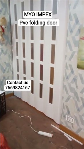 Glass White Pvc Partition #pvcdoors #interiordesign #easytoclean #quickinstall #myoimpex