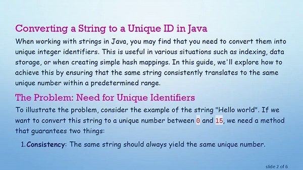 Converting a String to a Unique ID Between 0 and 15 in Java