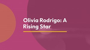 Olivia Rodrigo biography