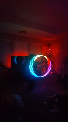 hula hoop practice #hulahoop #ledlights #exercise