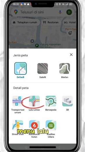 Cara Melihat Kemacetan Lalu Lintas di Google Maps #tutorialandroid#fypシ