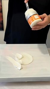 I’ve used texture paste here to create a flower that’s ready to pour over using acrylic paint #texture #fluidart #artist | Mark J Ratcliffe Art